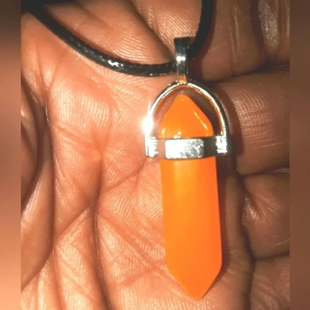 Hand crafted natural energy stone necklace
